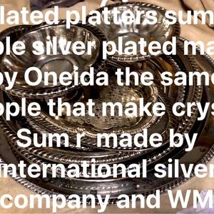 Silver ware triple plated